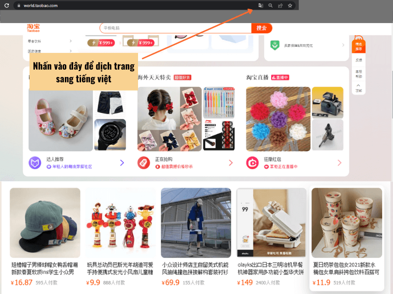 Cách tìm nguồn hàng sỉ trên Taobao